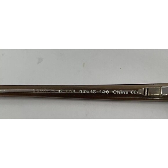 Warby Parker Percey N 207 47-18-140 Chestnut Crystal Eyeglass Frames Case Cloth main image 11